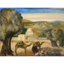 Kever Rachel by Adolphe Feder - Jewish Art Oil Painting Gallery