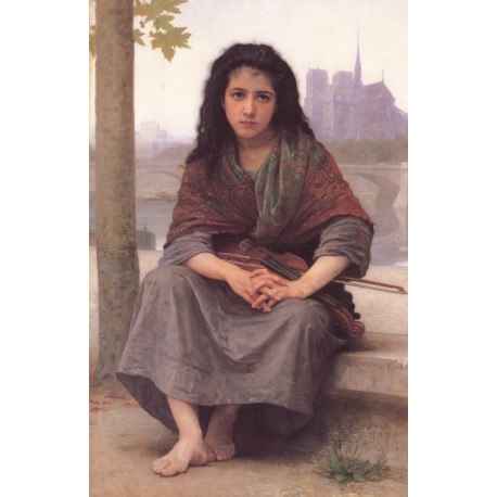The Bohemian 1890 by  William Adolphe Bouguereau - Art gallery oil...