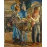 Water Carrier and Musician by Adolphe Feder - Jewish Art Oil...