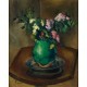 Still Life of Lilacs in a Green Jug by Adolphe Feder - Jewish Art Oil Painting Gallery