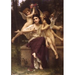 Reve de Printemps 1901 by  William Adolphe Bouguereau - Art...