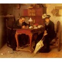 A Business Transaction by Isidor Kaufmann - Jewish Art Oil...