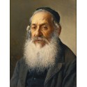 Portrait of a Rabbi II by Isidor Kaufmann - Jewish Art Oil...