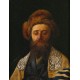 Portrait of a Rabbi with Tallit by Isidor Kaufmann - Jewish Art Oil Painting Gallery