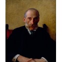 Portrait of Isidor Gewitsch by Isidor Kaufmann - Jewish Art Oil...