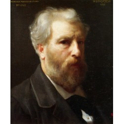 Self Portrait Presented To M. Sage 1886 by  William Adolphe...