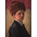 Portrait of a Yeshiva Boy by Isidor Kaufmann - Jewish Art Oil...