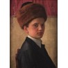 Portrait of a Yeshiva Boy by Isidor Kaufmann - Jewish Art Oil...
