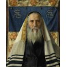 Rabbi with Prayer Shawl by Isidor Kaufmann - Jewish Art Oil...