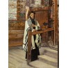 Reading Rabbi in the Courts of the Temple  by Isidor Kaufmann - Jewish Art Oil Painting Gallery