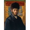 Young Rabbi from N c1910 by Isidor Kaufmann - Jewish Art Oil Painting Gallery