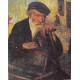 Jewish Glassworker, 1925 by Yehuda Pen - Jewish Art Oil Painting Gallery
