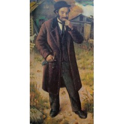 Jewish Matchmaker, 1926 by Yehuda Pen - Jewish Art Oil Painting...