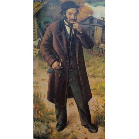 Jewish Matchmaker, 1926 by Yehuda Pen - Jewish Art Oil Painting Gallery