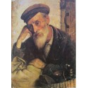 Jewish Shop keeper by Yehuda Pen - Jewish Art Oil Painting Gallery