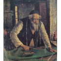 Jewish Tailor, 1926 by Yehuda Pen - Jewish Art Oil Painting Gallery