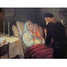 Last Saturday, 1921 by Yehuda Pen - Jewish Art Oil Painting Gallery