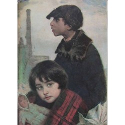Refugee, 1914 by Yehuda Pen - Jewish Art Oil Painting Gallery