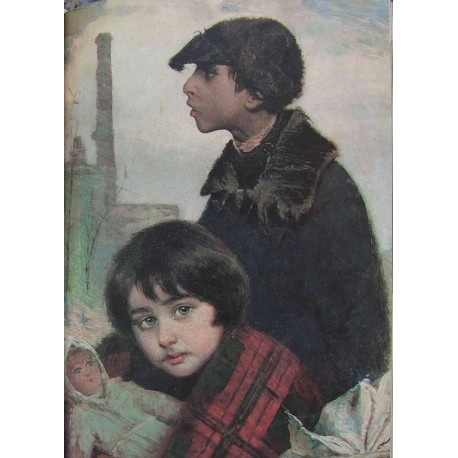 Refugee, 1914 by Yehuda Pen - Jewish Art Oil Painting Gallery