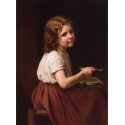Soup 1865 by William Adolphe Bouguereau - Art gallery oil painting...