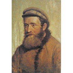 The Jewish Kolhoznik, 1925 by Yehuda Pen - Jewish Art Oil Painting...