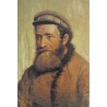 The Jewish Kolhoznik, 1925 by Yehuda Pen - Jewish Art Oil Painting...