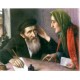 Writing a Letter by Yehuda Pen - Jewish Art Oil Painting Gallery