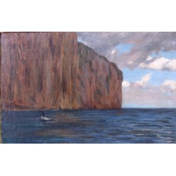 Capri by Samuel Hirszenberg- Jewish Art Oil Painting Gallery