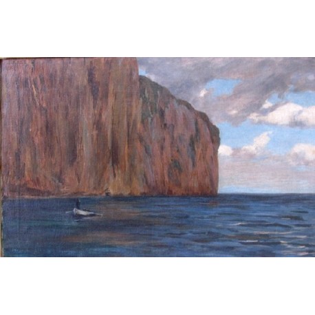 Capri by Samuel Hirszenberg- Jewish Art Oil Painting Gallery