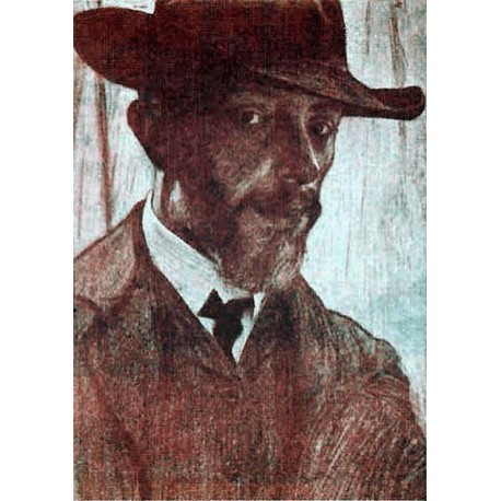 Self Portrait by Samuel Hirszenberg- Jewish Art Oil Painting Gallery