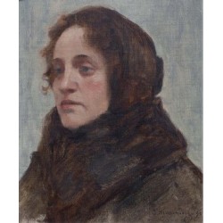 The Portrait of Dinah Hirszenberg, 1903 by Samuel Hirszenberg-...