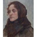 The Portrait of Dinah Hirszenberg, 1903 by Samuel Hirszenberg-...