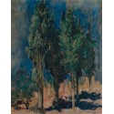 Landscape with Trees by Leopold Pilichowski - Jewish Art Oil...