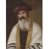 A Rabbi Wearing a Streimel and Tallis by Josef  Johann Suss -...