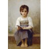 The Difficult Lesson 1884 by  William Adolphe Bouguereau - Art...