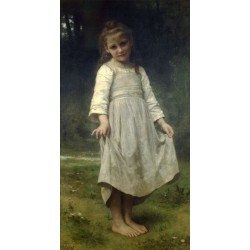 The Curtsey 1898 by William Adolphe Bouguereau -Art gallery oil painting reproductions