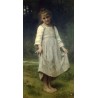 The Curtsey 1898 by William Adolphe Bouguereau -Art gallery oil...