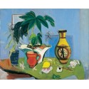 Still Life with Yellow Vase, 1943 by Rudolf Levy - Jewish Art Oil...