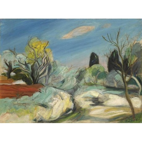 Sudfranzosische Landschaft by Rudolf Levy - Jewish Art Oil...