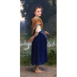 The Goose Girl 1891 by William Adolphe Bouguereau - Art gallery...