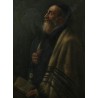 Portrait of a Rabbi by Maurycy Gottlieb- Jewish Art Oil Painting...