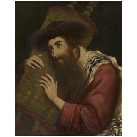 Moritz by Maurycy Gottlieb- Jewish Art Oil Painting Gallery