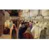 Jews at the Wailing Wall by Gustav Bauernfeind - Jewish Art Oil...