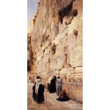 The Wailing Wall by Gustav Bauernfeind - Jewish Art Oil Painting...