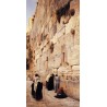 The Wailing Wall by Gustav Bauernfeind - Jewish Art Oil Painting...