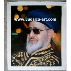 Rav Ovadia Yosef | Jewish Art Oil Painting Gallery