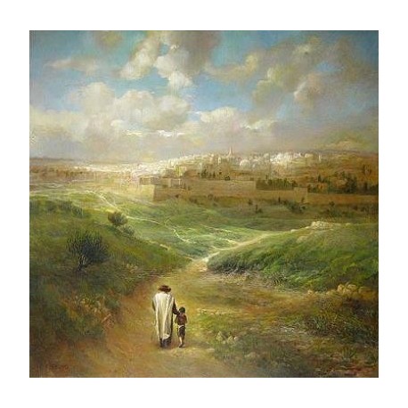  Jerusalem | Jewish Art Oil Painting 