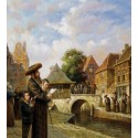 Elena Flerova -Tashlich I | Jewish Art Oil Painting Gallery