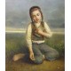 Elena Flerova - Children II | Jewish Art Oil Painting Gallery