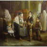 Elena Flerova - Candy for the children | Jewish Art Oil Painting Gallery